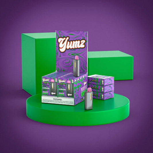 Yumz - Purple Urkle - Indica - THC Disposable Vape ( 6 Grams ) ( D9 + THC-A + THC-P )